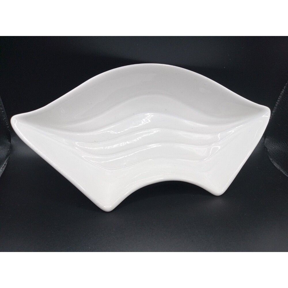 Vintage MCM California Pottery L-34 White Dish Set Replacement USA CA Bowl WHITE